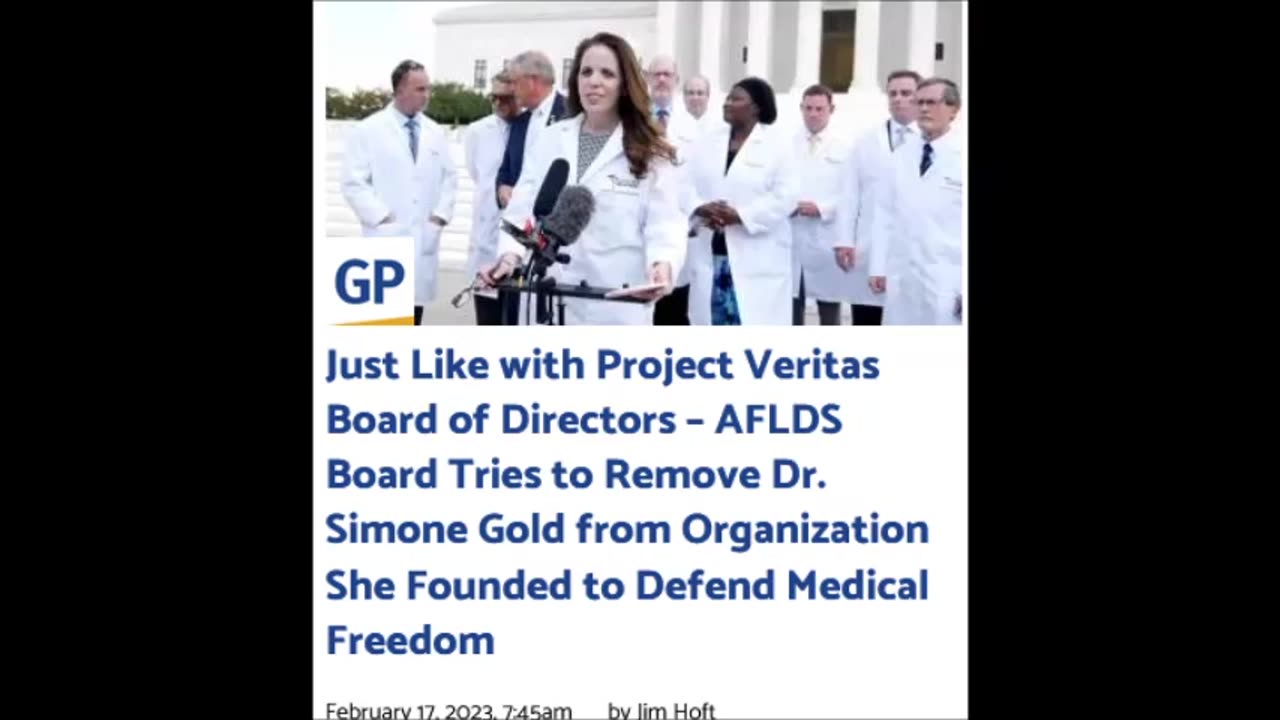 Removing Dr Simone Gold?