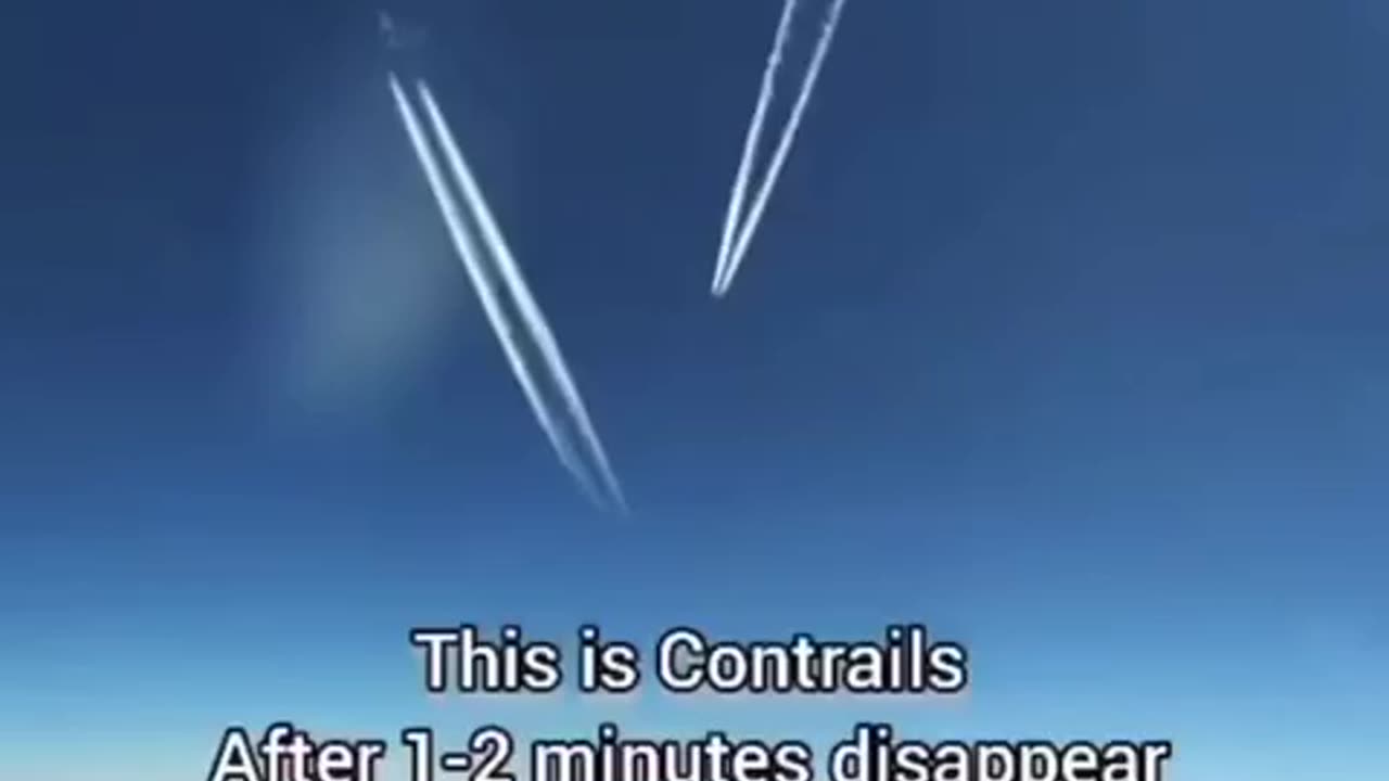 Contrail vs Chemtrail