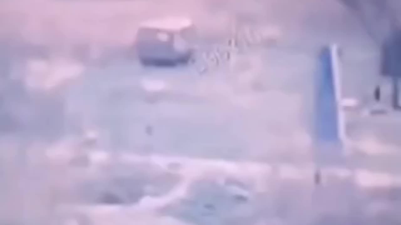 Russian Turtle Tank Hitting a Mine is Vaporized