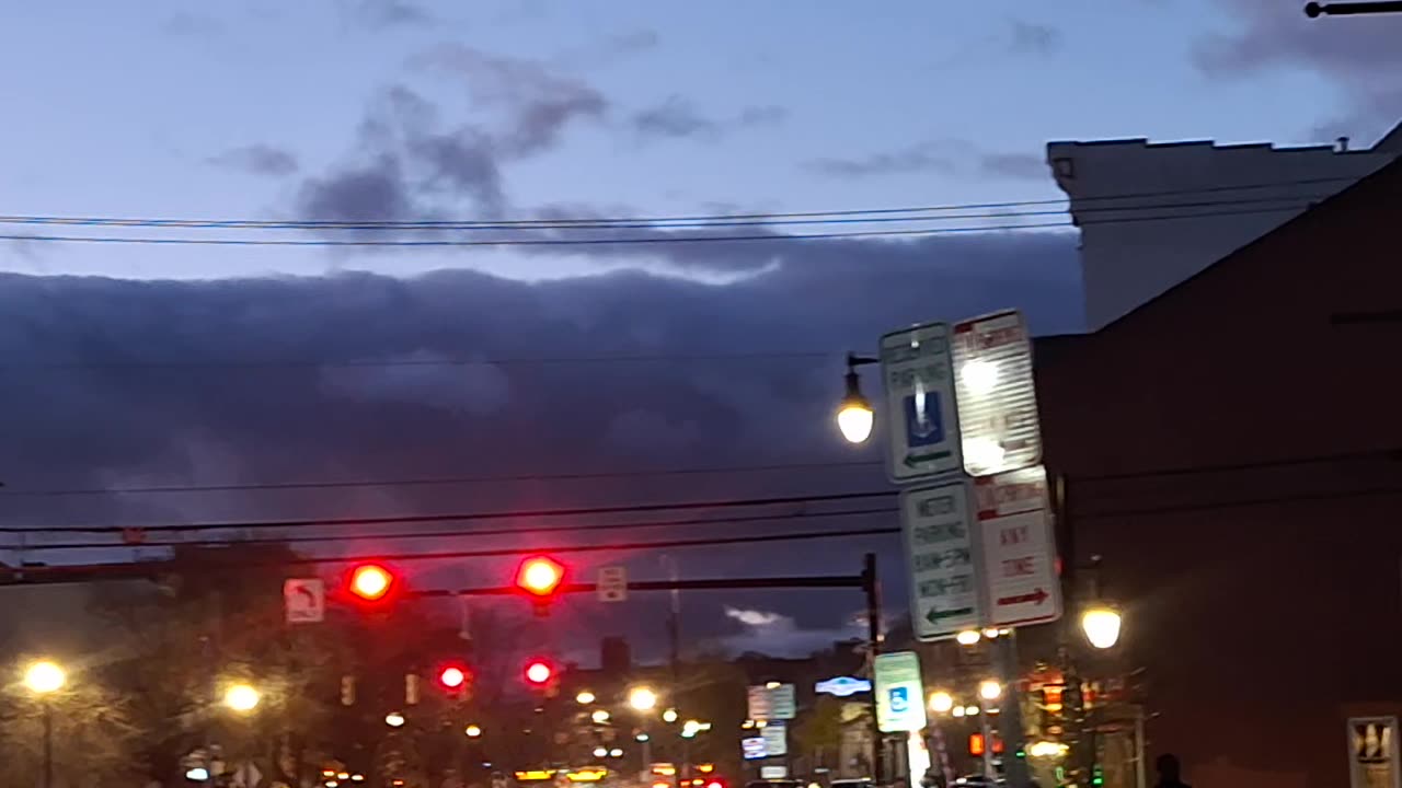 Created material(fake clouds) in the atmosphere and on the horizon