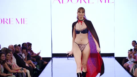 Exclusive Lingerie Model Runway