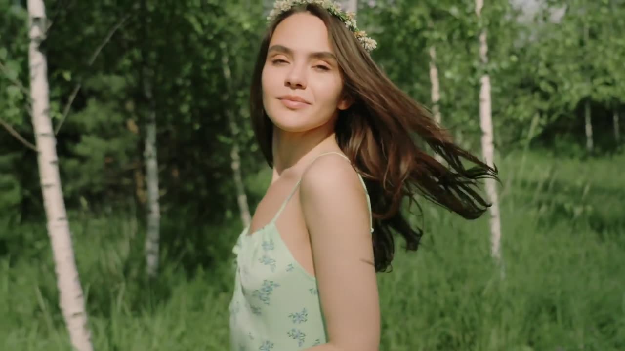 Beautiful Girl in Nature