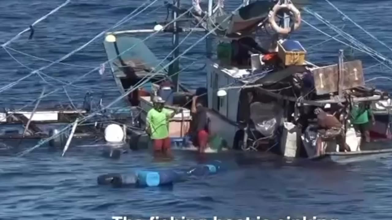 chinese coast guard rescuing pinoy fisherman