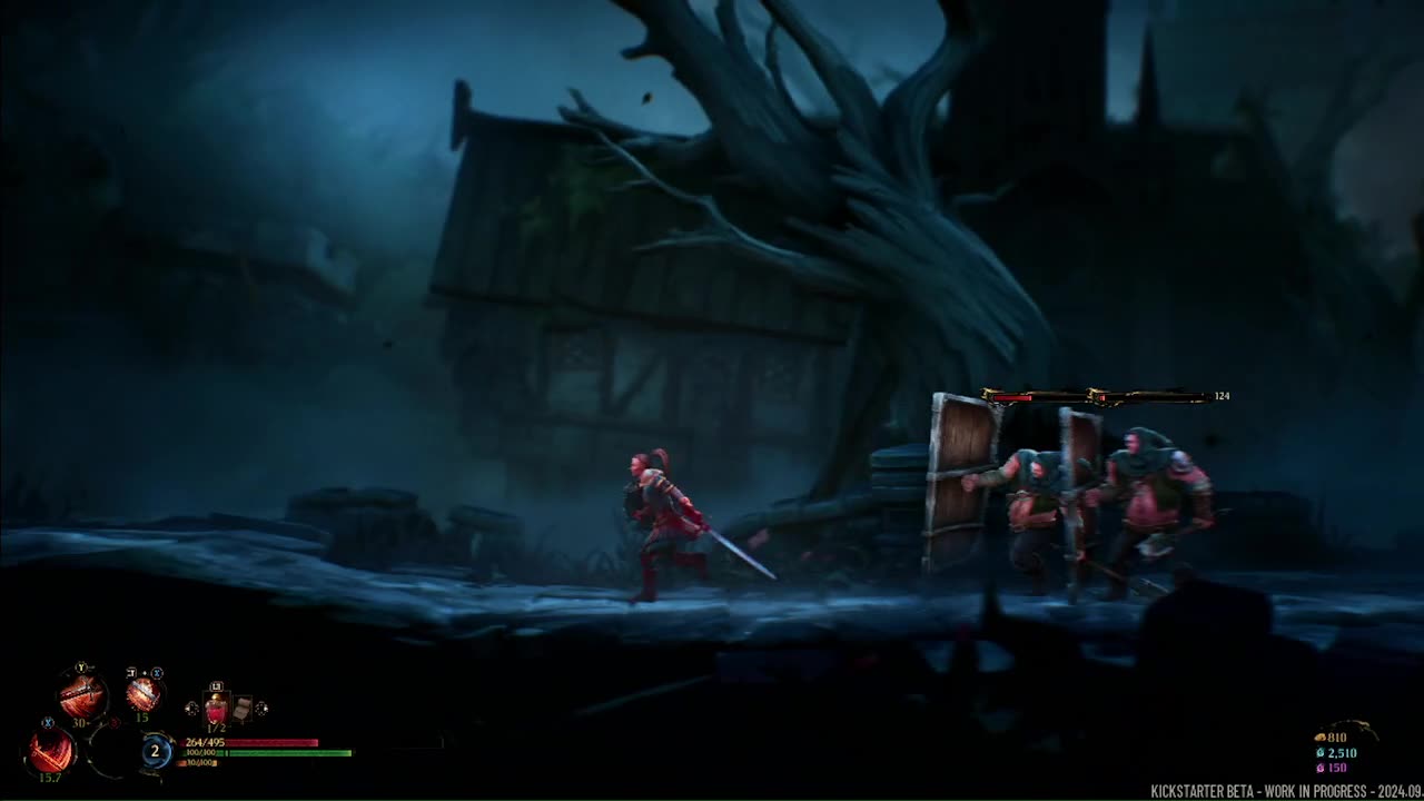 Learning to parry (Mandragora Kickstarter Demo: Part 3)