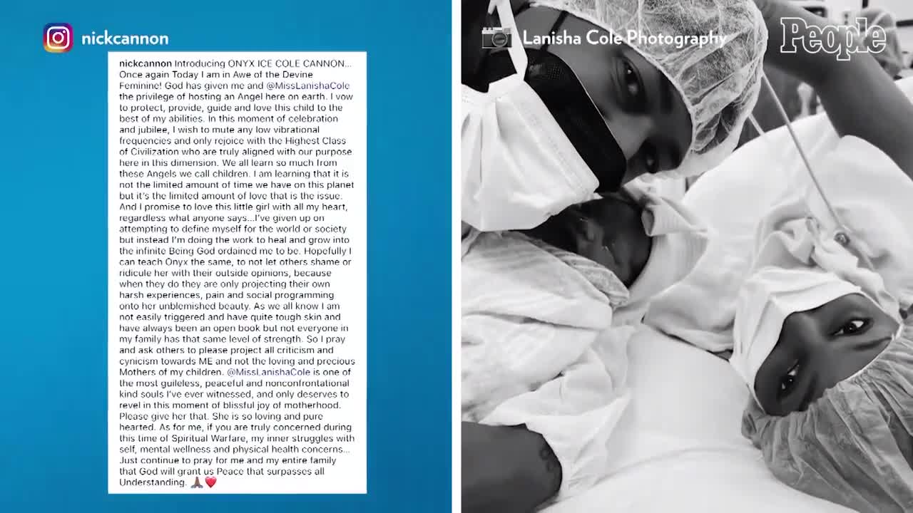 Nick Cannon Welcomes Baby No. 9, His First with Model LaNisha Cole PEOPLE