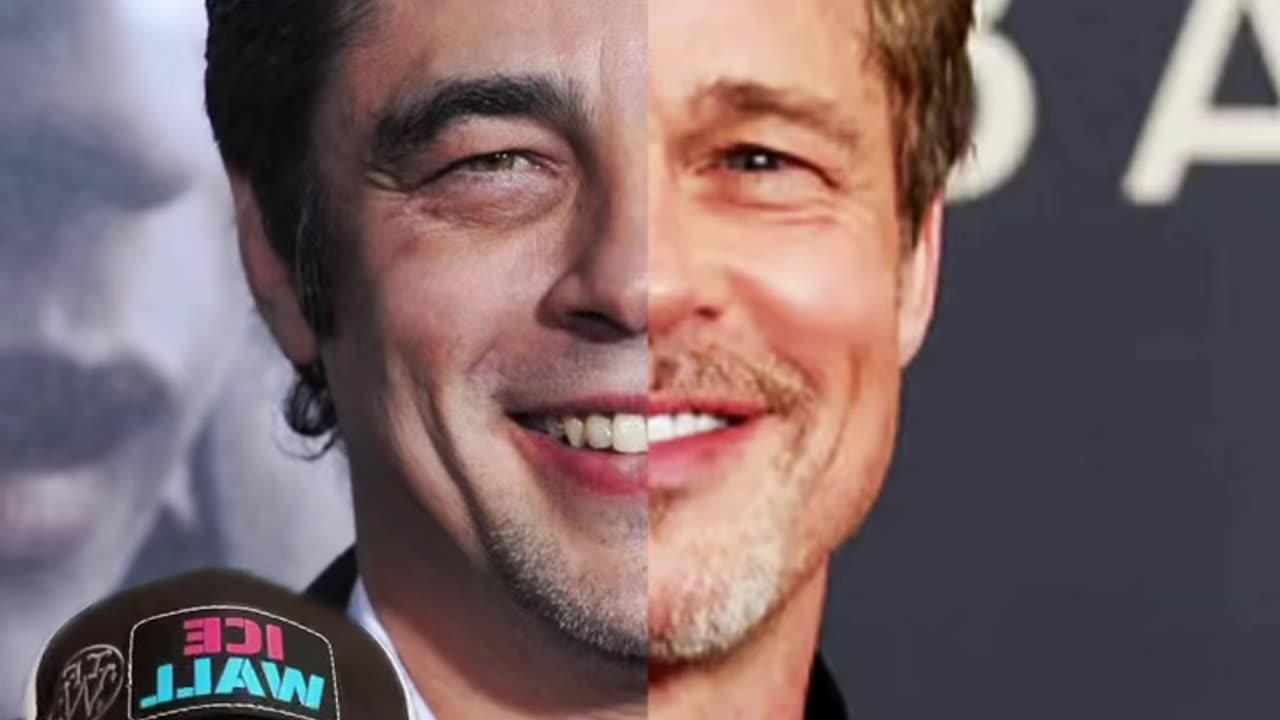 Brad Pitt is Benicio Del Toro