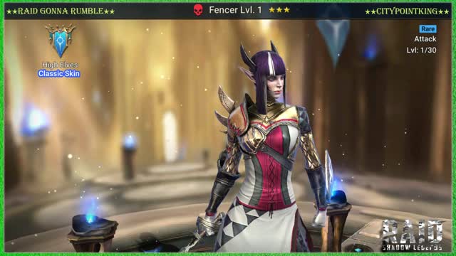 Raid Shadow Legends - Fencer - Classic Skin