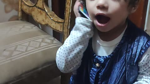 My little Princess Emaan Calling Bade PaPa 🥰 Follow & Subscribe For Her Overload Cuteness
