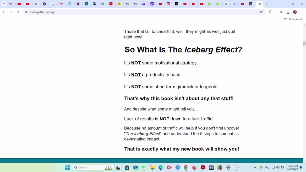 Book Review of.. The Iceberg Effect