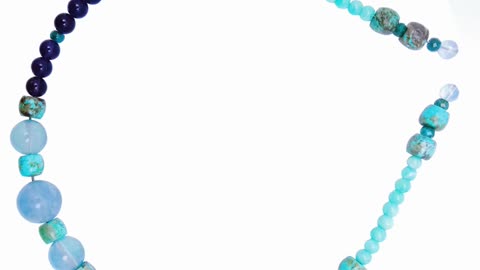 Natural turquoise and Amazonite Amethyst Milky Blue Aquamarine smooth beads Apatite with faceted