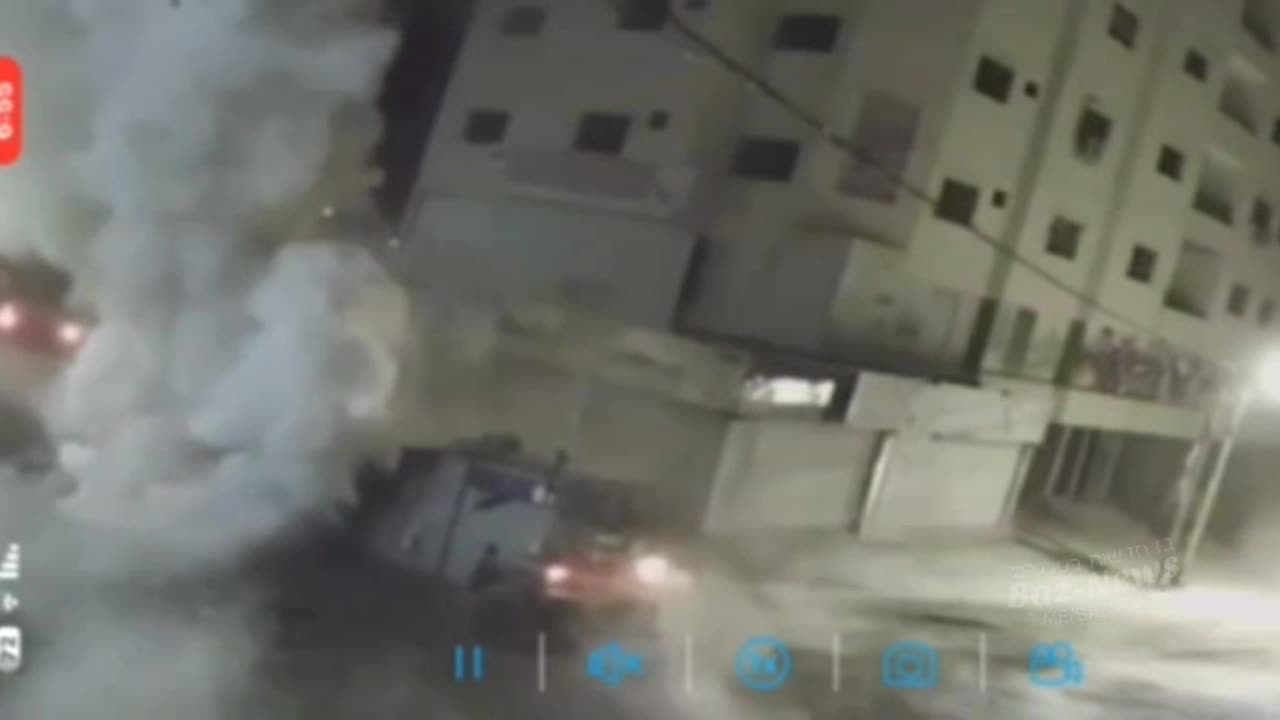 *Miracle in Jenin:* Video from last night's explosion during our forces'