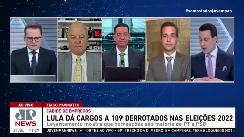 Lula (PT) distribui cargos a 109 derrotados nas eleições de 2022