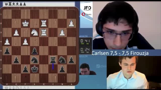 Best chess commentry| Alireza vs Magnus Carlsen |#chess