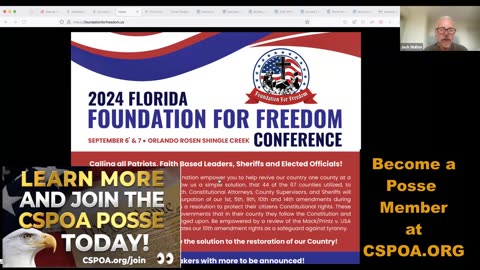 Join CSPOA Sept 6-7 in Orlando - Calling Sheriffs, Deputies, & Posse