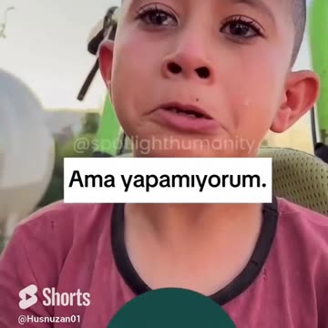 Filistinli Çocuğun Ağlatan Röportajı #islamivideo #filistin #gazze