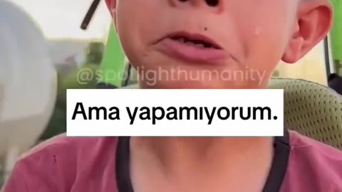 Filistinli Çocuğun Ağlatan Röportajı #islamivideo #filistin #gazze
