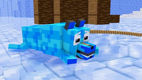 Monster School FIRE WOLF AND ICE WOLF Season 3 All Episodes - Sad Story - Minecraft Animation