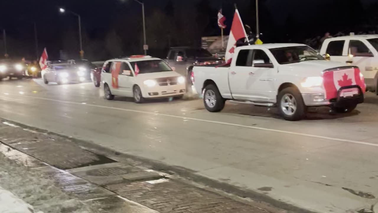 Bridge protest Windsor Ontario