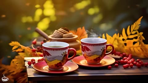 Happy November Jazz ☕ Smooth Bossa Nova Piano & Autumn Morning Coffee Jazz Music to Upbeat Moods