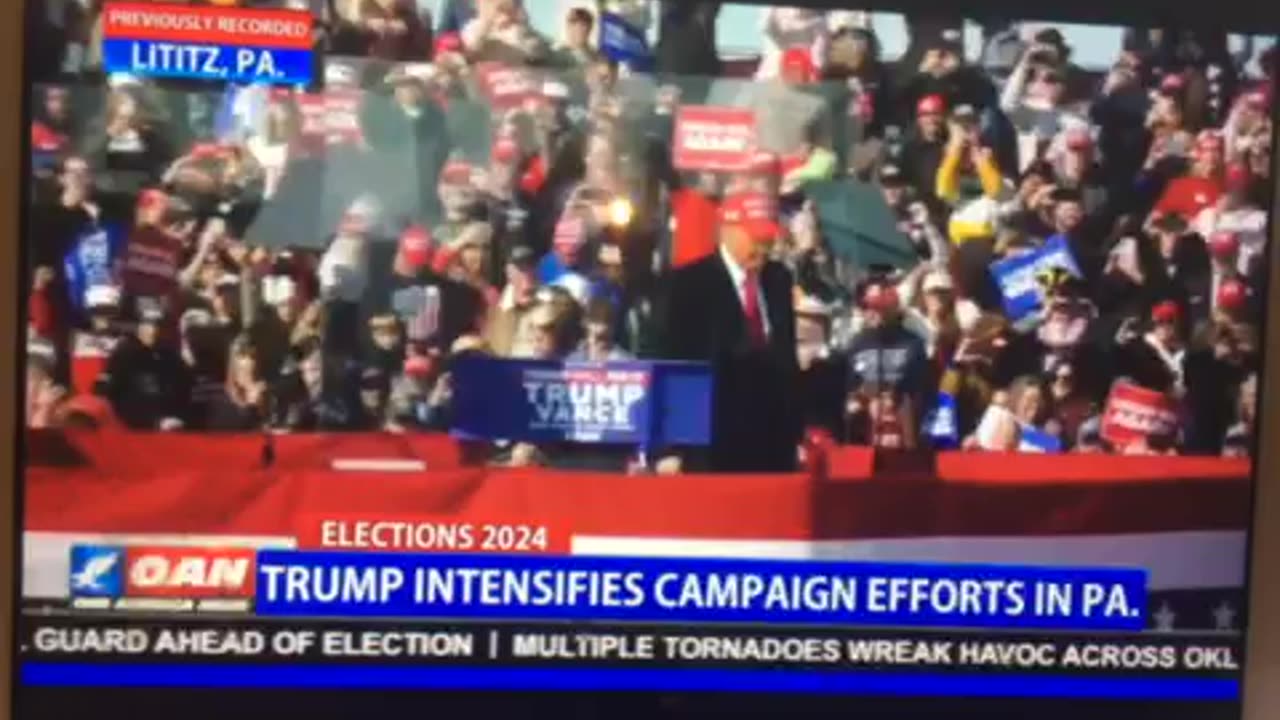 🦅 OAN Raleigh rally in NC Kamala vote is like shitting your pants and changing your shirt