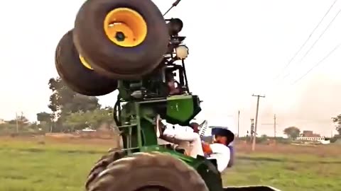 Tractor stunt india