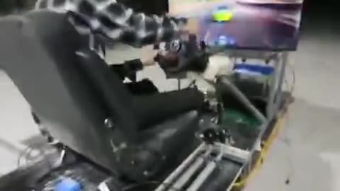 Man takes gaming into another level, And makes a realistic gaming chair.