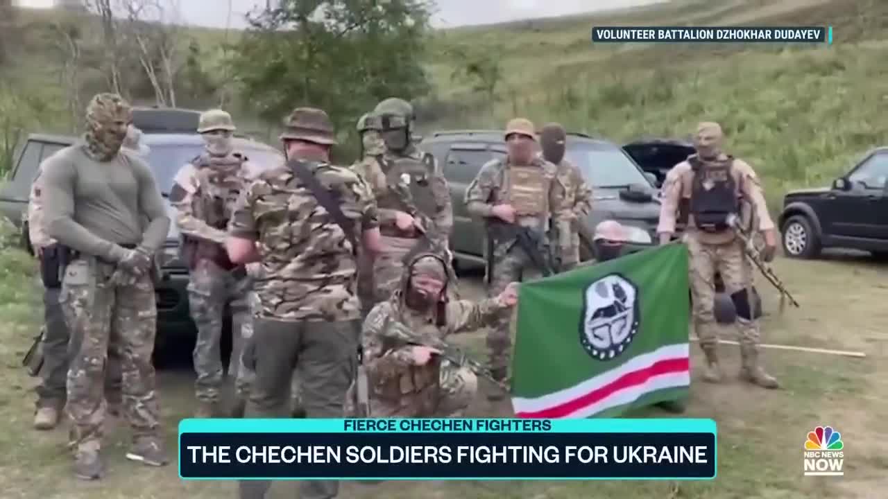 Chechen Soldiers Now Fighting Alongside Ukrainian Forces