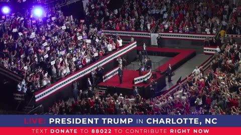Donald J Trump - LIVE: President Trump in Charlotte, NC