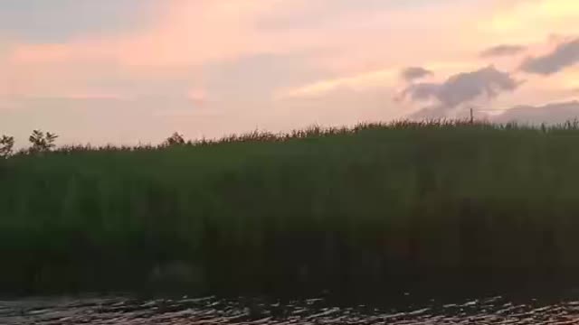 Beautiful sunset washes our hearts.