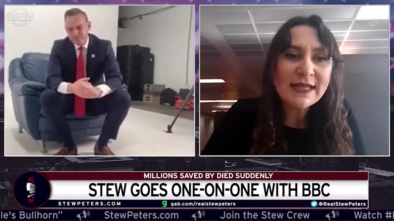 Stew Confronts BBC. Wants Answers for Bioweapon Lies!