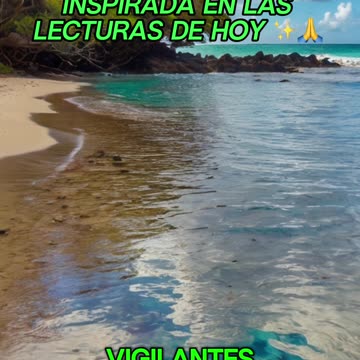 🙏✨Oración Inspirada en las Lecturas de Hoy ✨🙏