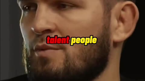 Khabib Nurmagomedov talks Talent & Hardwork