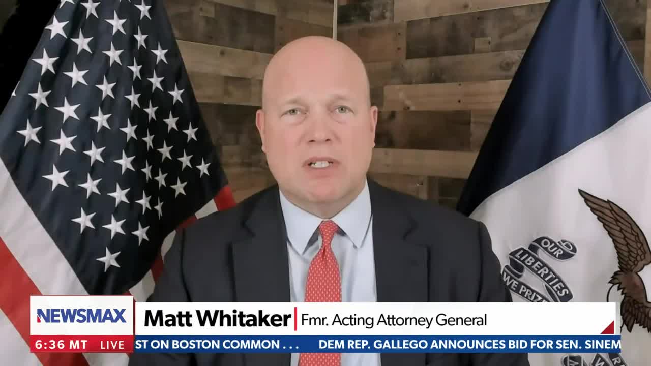 Matt Whitaker on Wake Up America 01.23.2022