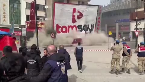 “Step aside” - Building collapses after a 5.6 quake hits south-eastern Turkey