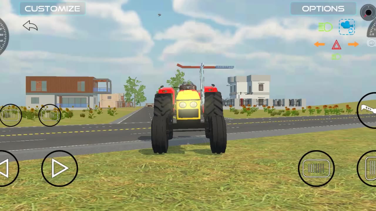 Indian tractor game with stunt mode of madness and script