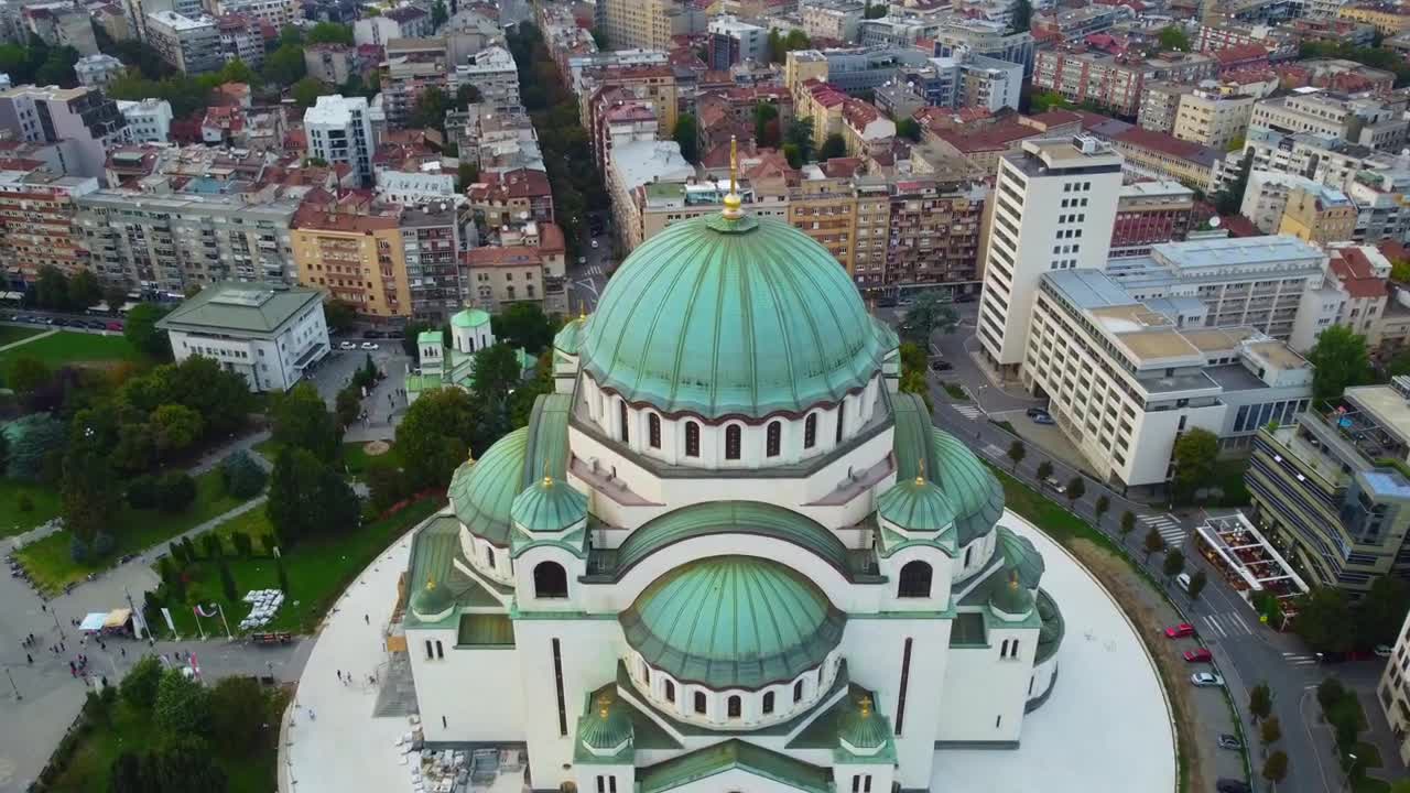 Magnificent temple Sveti Sava in Belgrade Serbia