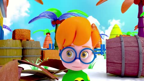 Funny and informative video for children (kids). Cartoons.