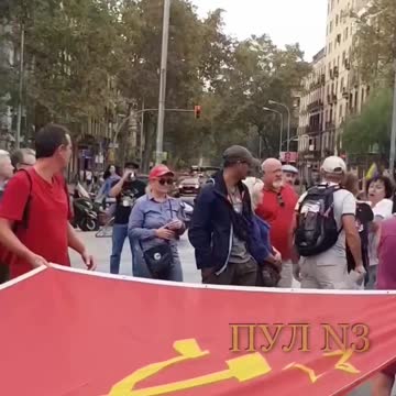 Typical Ukraine Fascist Behavior (this time, in Spain)
