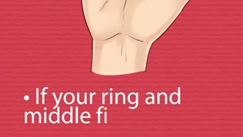 What Your Fingers Say About Your Personality #shorts