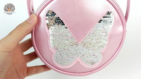 Kids Crossbody Sling Bag Coin Purse Pouch Leather Women's Shoulder Bags #crossbodybags