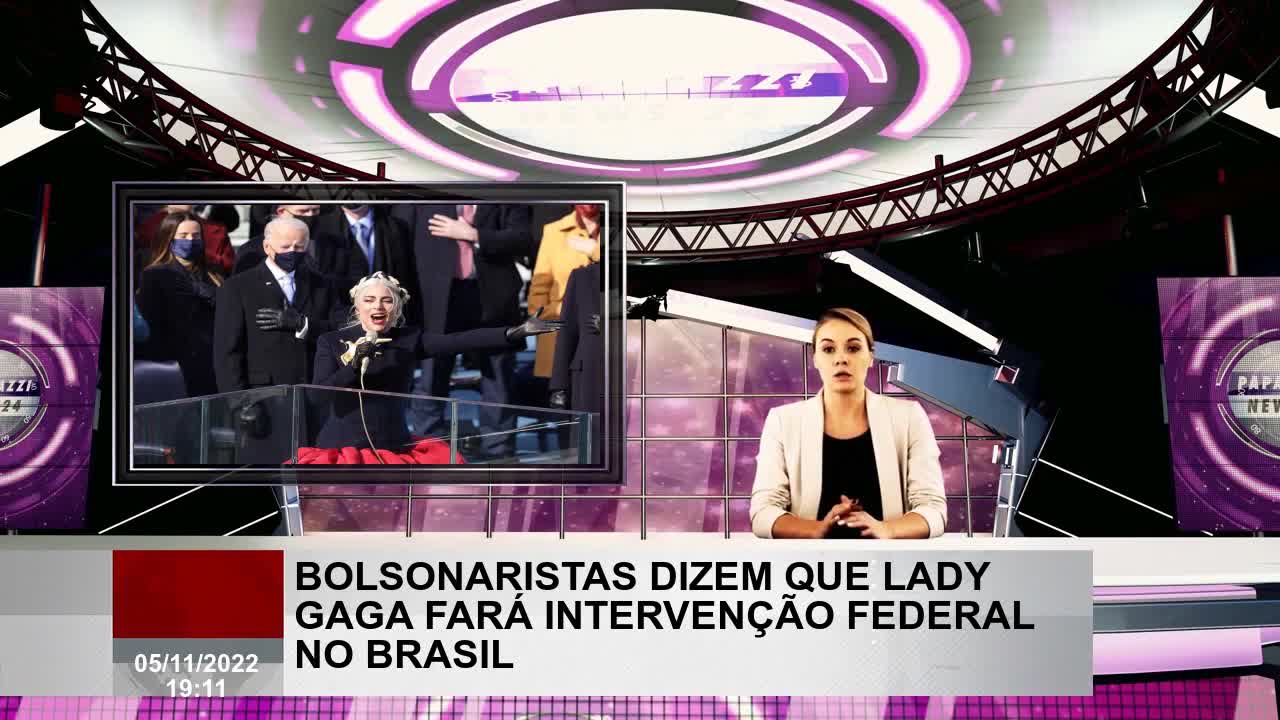 Os boconistas dizem que Lady Gaga realizará intervenção federal no Brasil