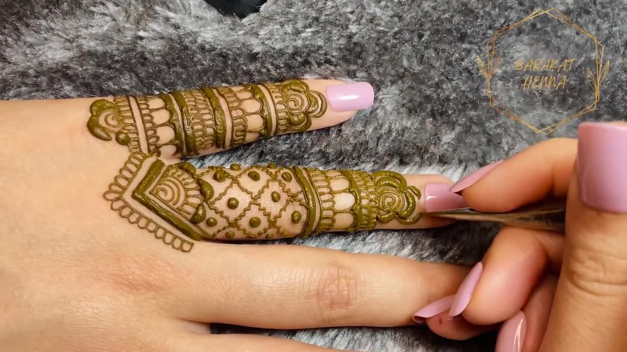 Latest Easy and Simple Mehndi Design | Stylish Mehndi Design for Fingers | Unique Mehndi Designs