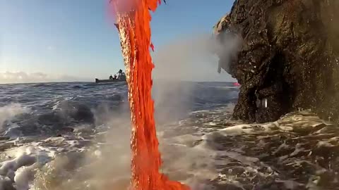 Amazing up close footage of Lava en