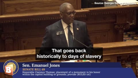 GA State Senator Calls Clarence Thomas “Uncle Tom”During Statue Vote