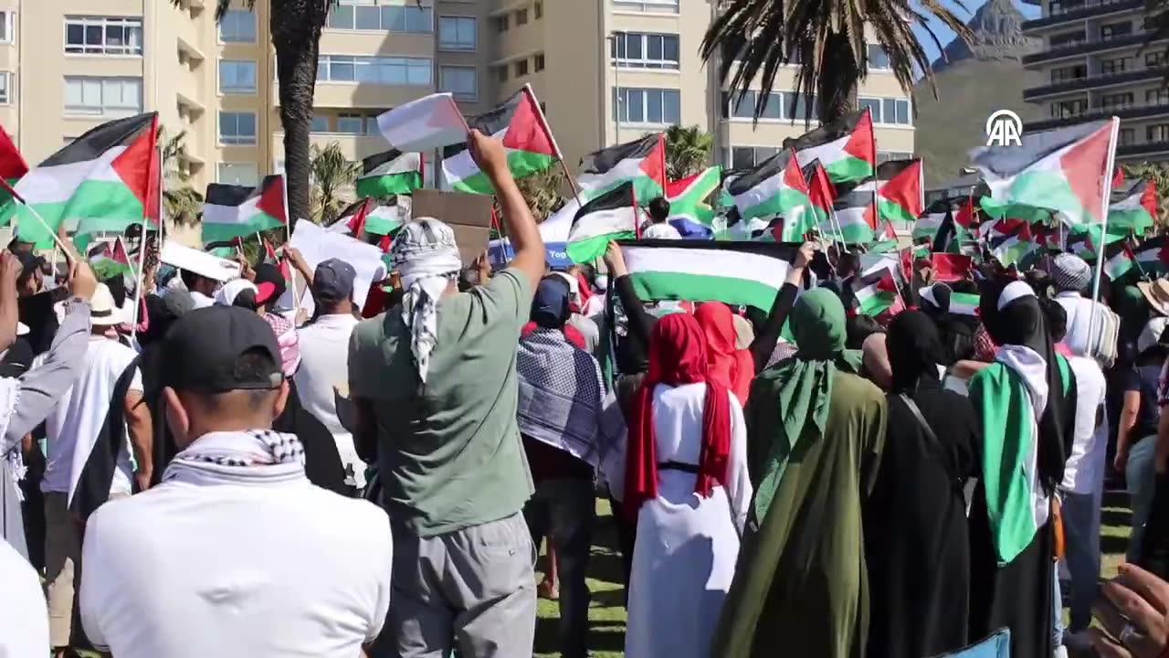 CAPE TOWN - Demonstration in support of Palestine in South Africa