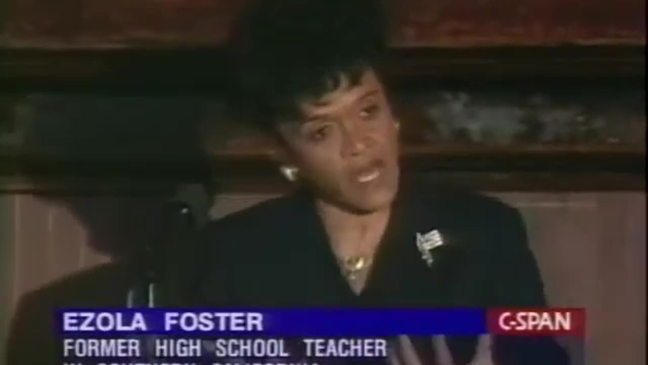 Ezola Foster Rediscovered A Speech from 1997 Exposing The Left's Racist Gameplan