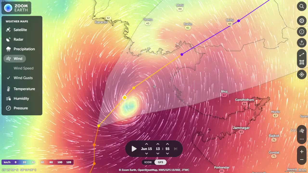 Cyclonic Storm Biparjoy LIVE Tracker, Updates & Forecast