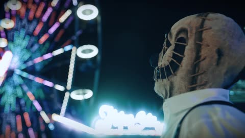 Halloween, Skull, Costume, Ferris Wheel by Thomas Gellert – Stock Footage