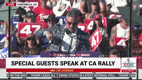 FULL SPEECH: Grant Cardone Speaks at Trump Rally in Coachella, CA - 10/12/24