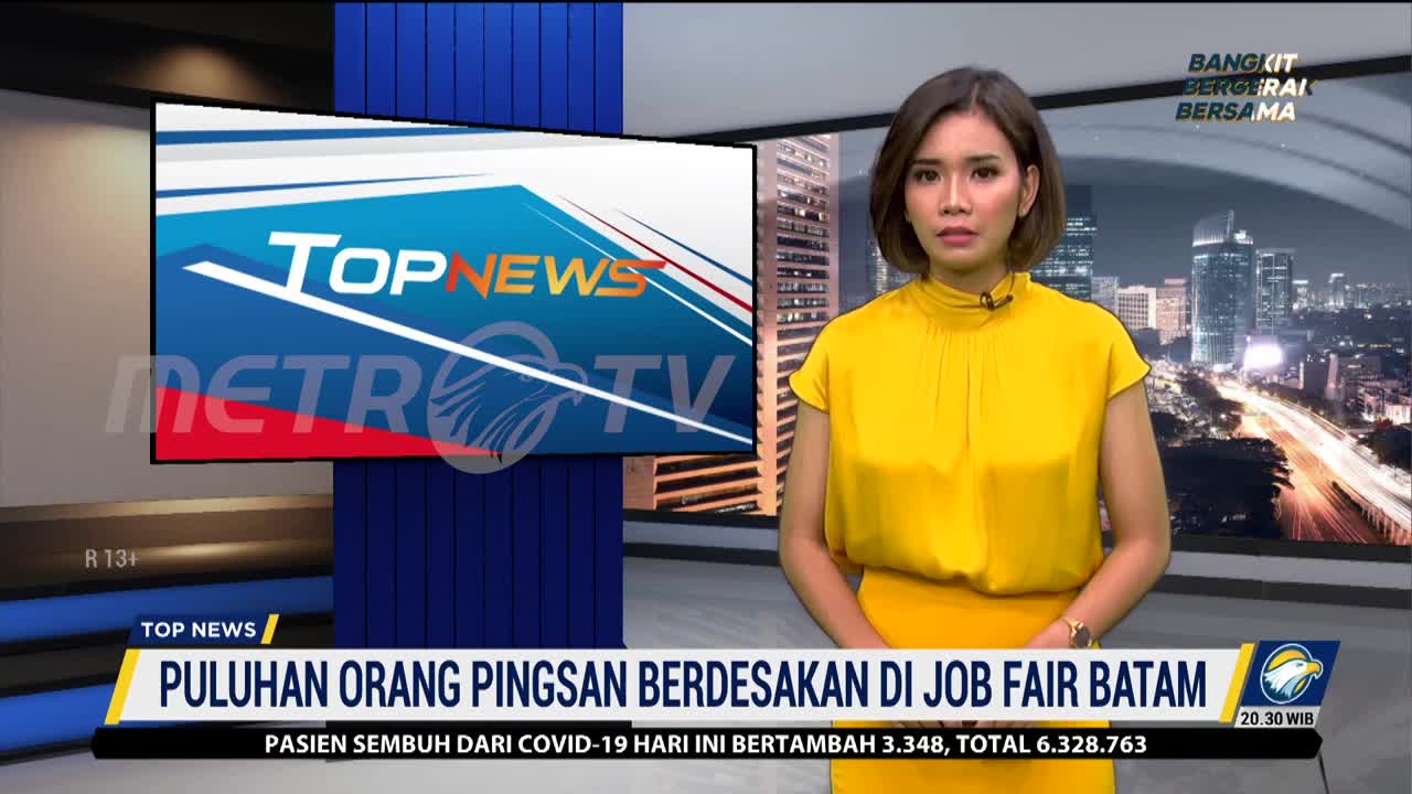 Puluhan Orang Berdesakan Di Job Fair Batam